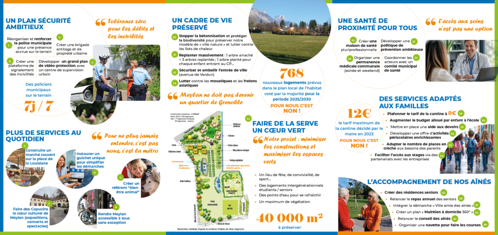 Les 30 propositions de Joëlle Hours candidate aux élections municipales à Meylan