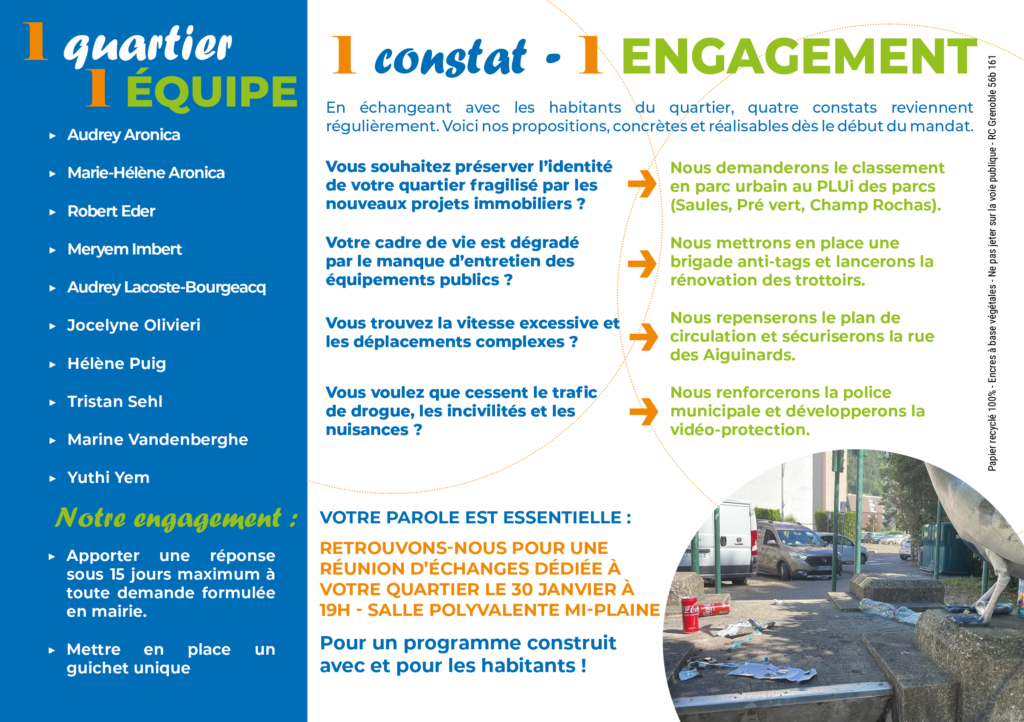 Joëlle Hours - candidate aux élections municipales à Meylan