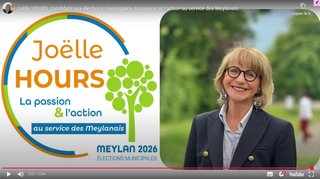 Joëlle Hours - Elections municipales Meylan 2026