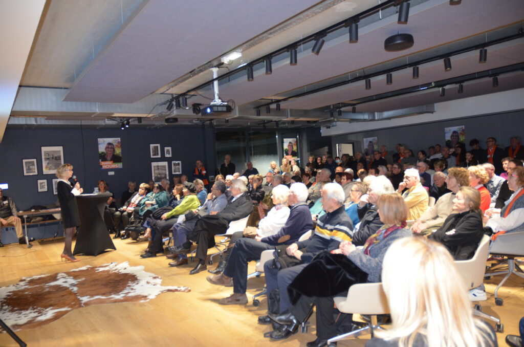 Soirée des voeux de Joëlle Hours, candidate aux élections municipales à Meylan